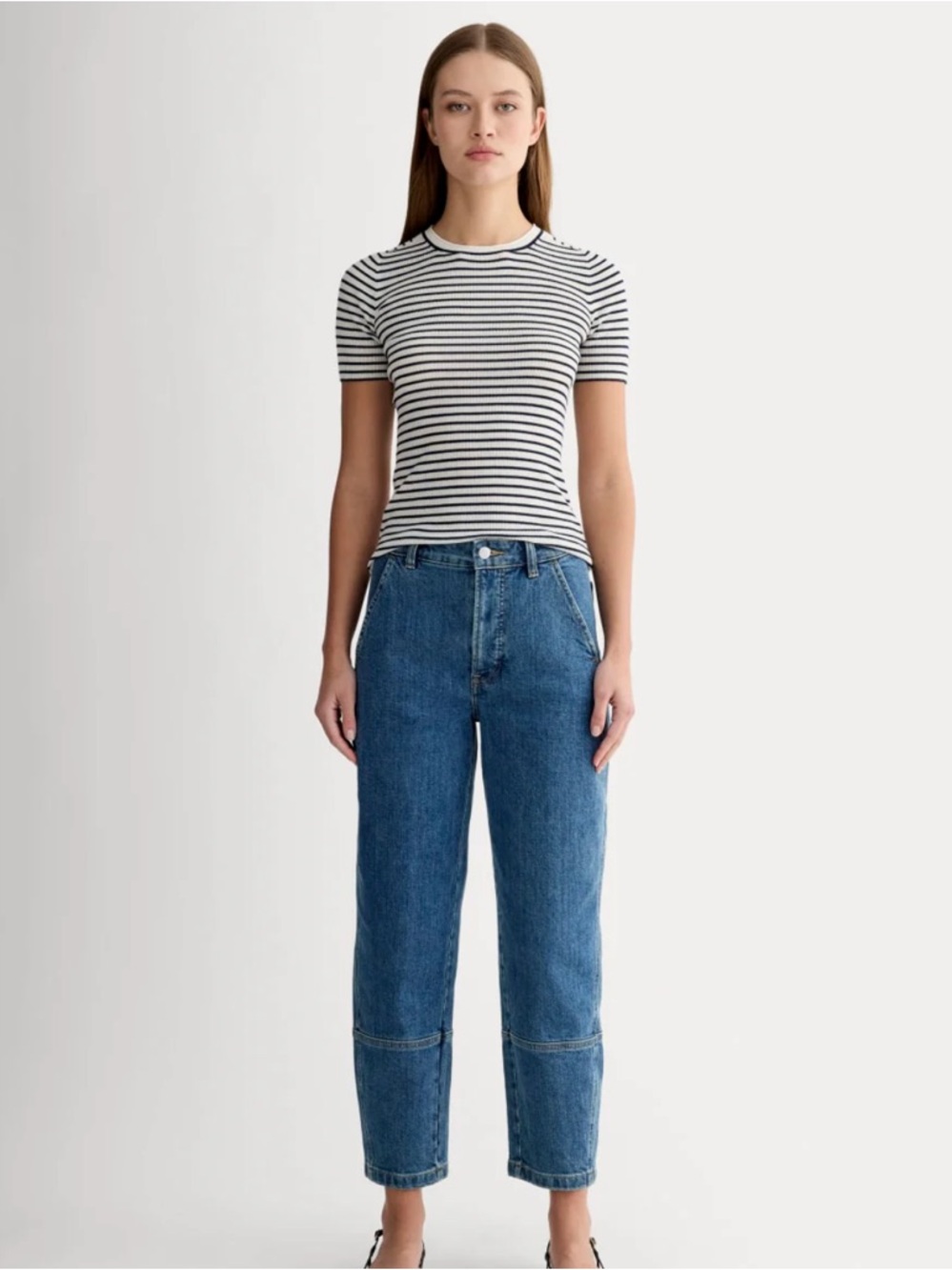 Everlane Utility Barrel Jeans 27 New Blue‎